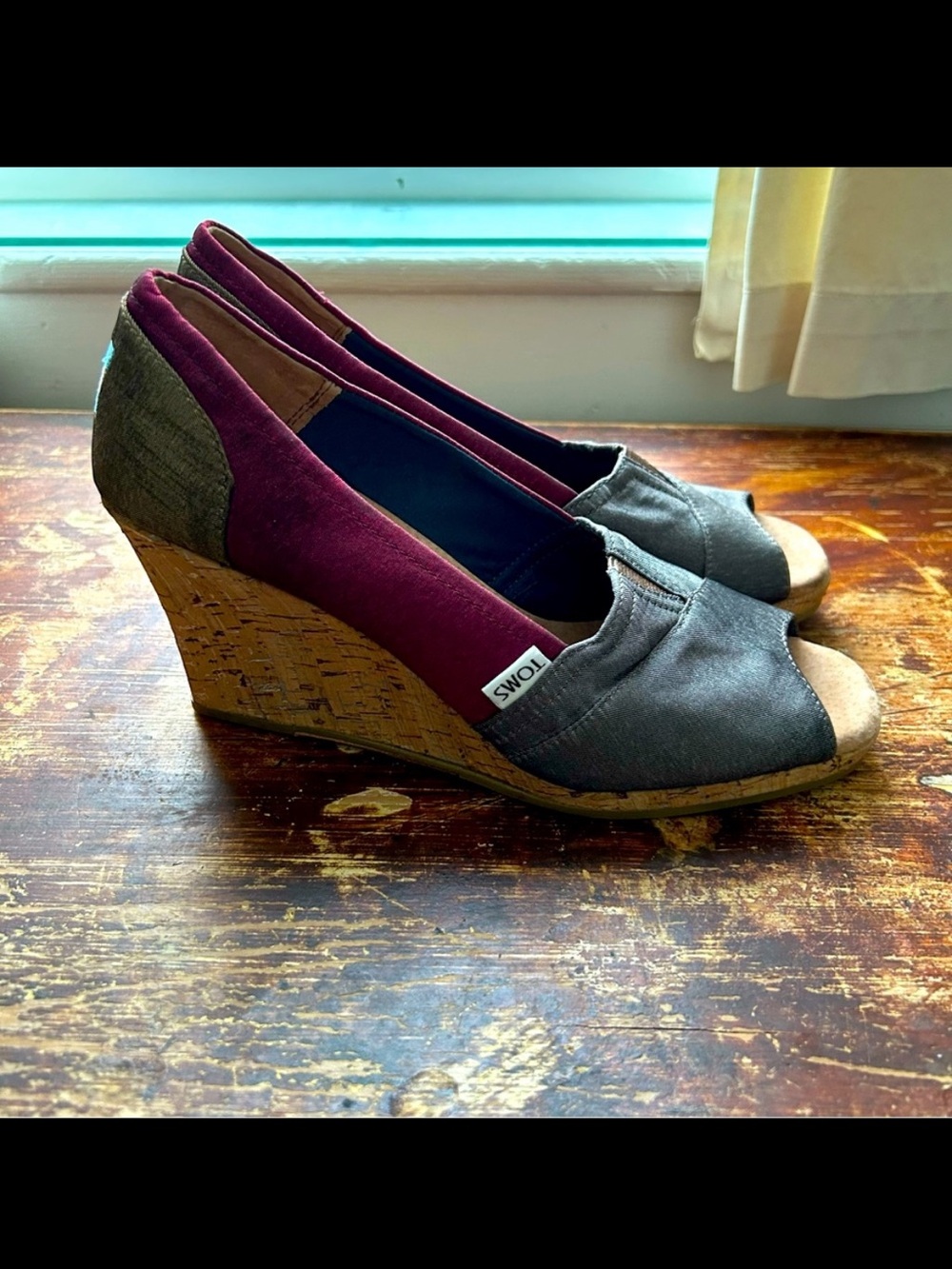 Toms Wedge Espadrille Heels